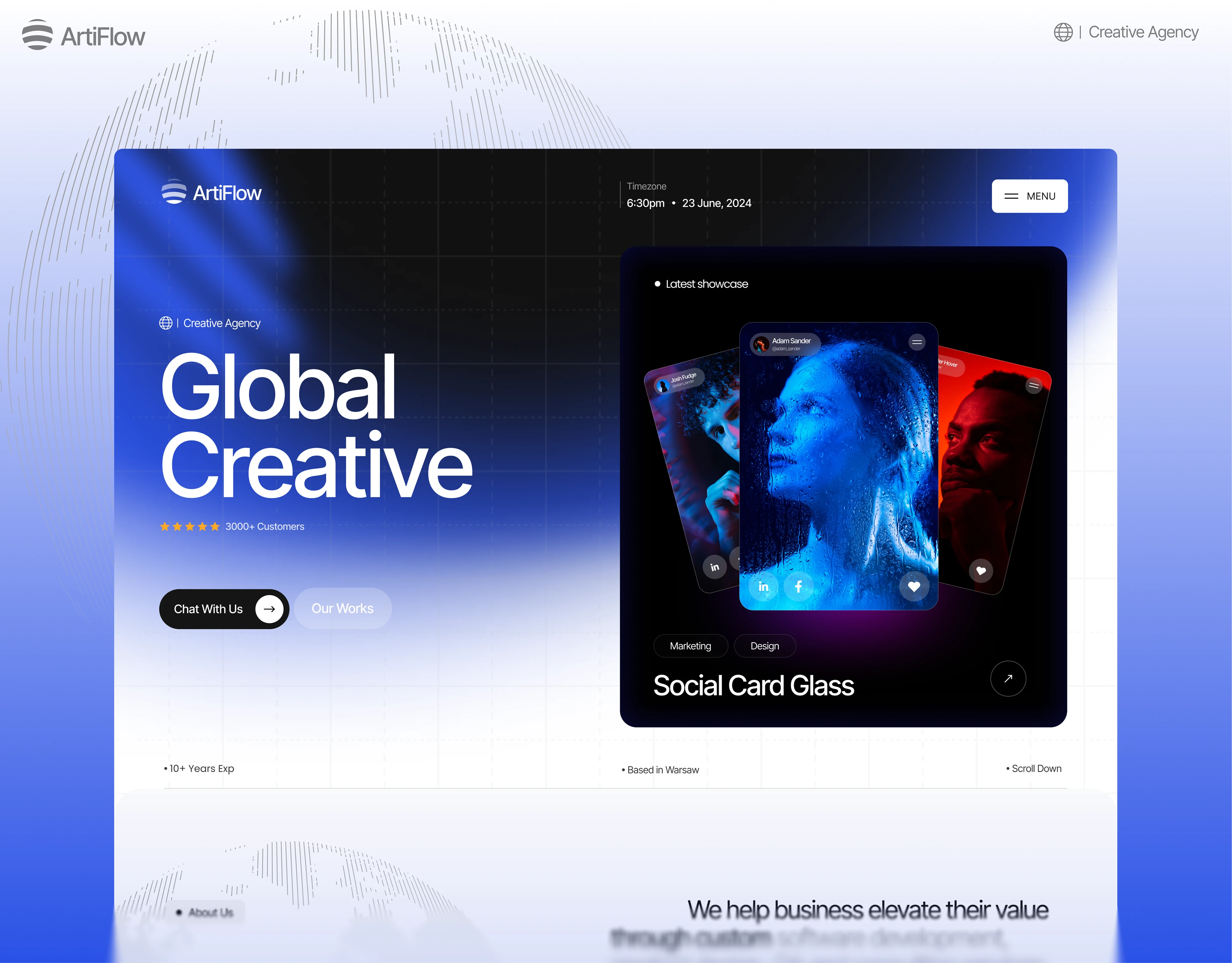 Example of Minimal Website Design