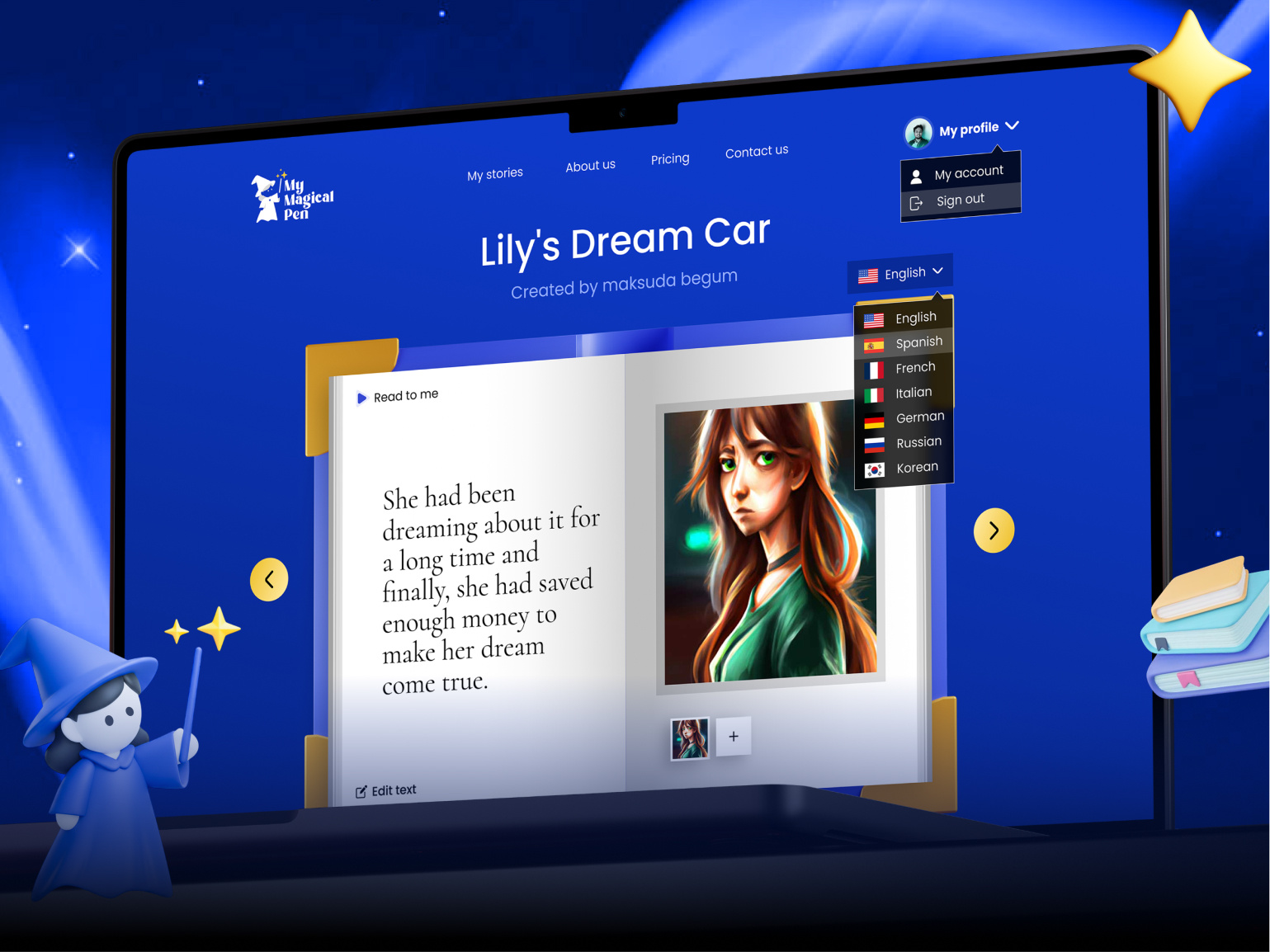 AI SaaS Content Writing Website Design ai ai saas content ai saas website ai website ai writing artificial intelligence blog writing content writing content writing website interface design landing page magical kids website saas landing page saas website trending ui web design website website design writing