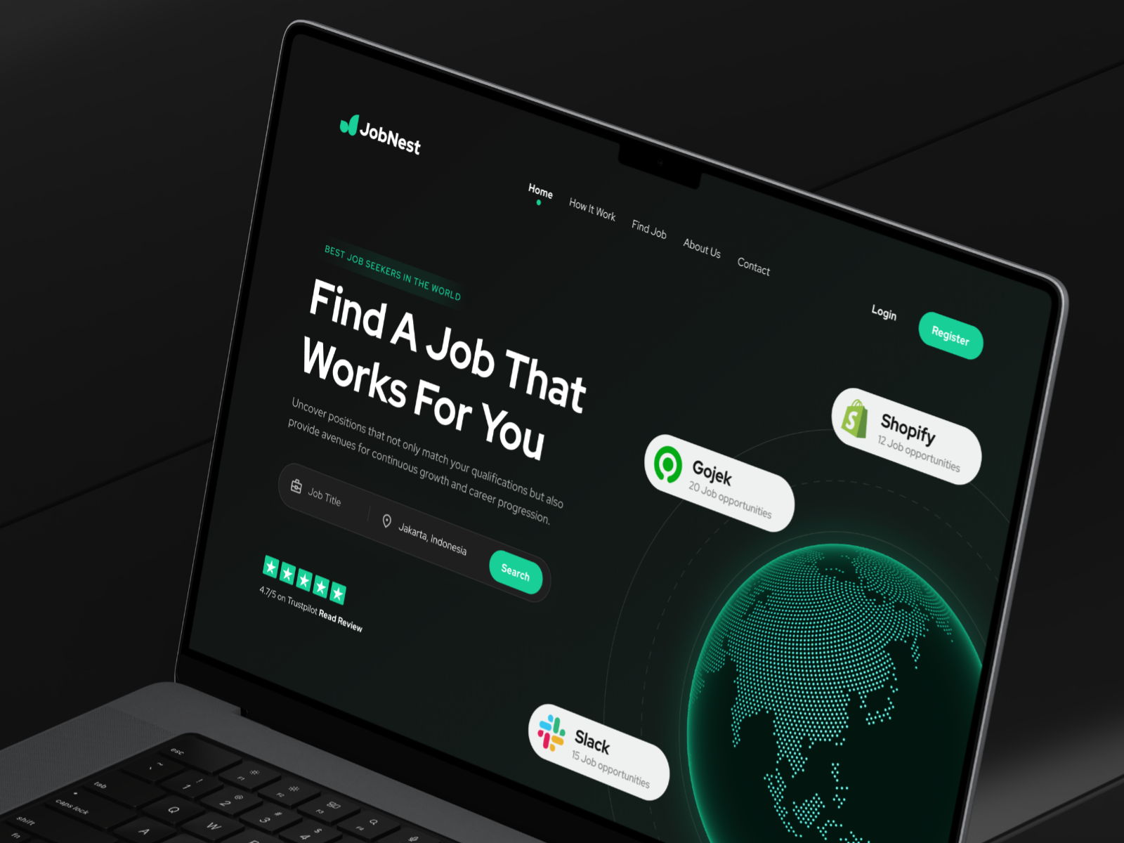 Example of Full Website Design