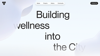 Clearwater Website 3d animation architecture design figma graphic design html interactive minimalistic motion graphics ui ux ux design web development website