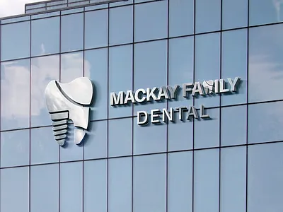 MACKAY FAMILY DENTAL - Logo Design 3d brand identity design branding build company logo creative logo dental digital products family dental grow illustration logo design logos medicine minimalist logo visual identity design website