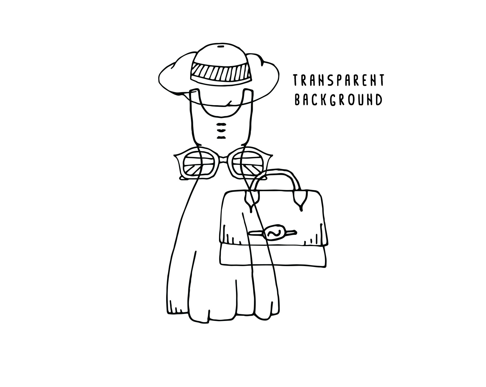 Woman's stuff line art elements adaptable apparel design clothing contour art elements fashion illustration footwear graphic design illustration line art minimalism modern style outline stylish woman transparent vector drawing wardrobe essentials woman womans outfit