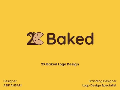 2X Baked Logo | Logo Design | Branding app baked logo bakery bakery logo brand identity design branding design graphic design illustration logo logo design ui vector