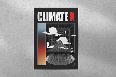 CLIMATE X artwork design graphicdesign graphics illustration photoshop poster