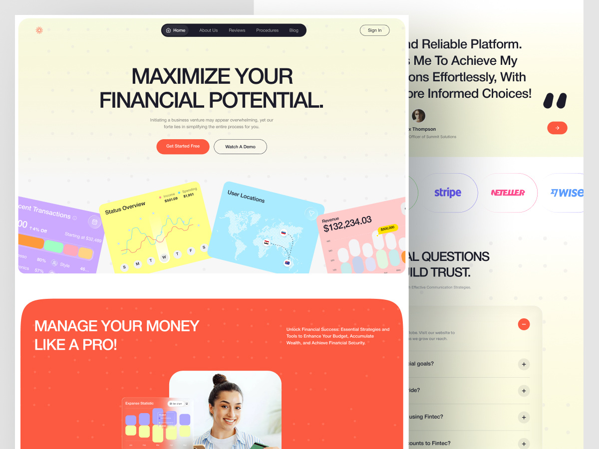 Example of Website Design (10 Pages)