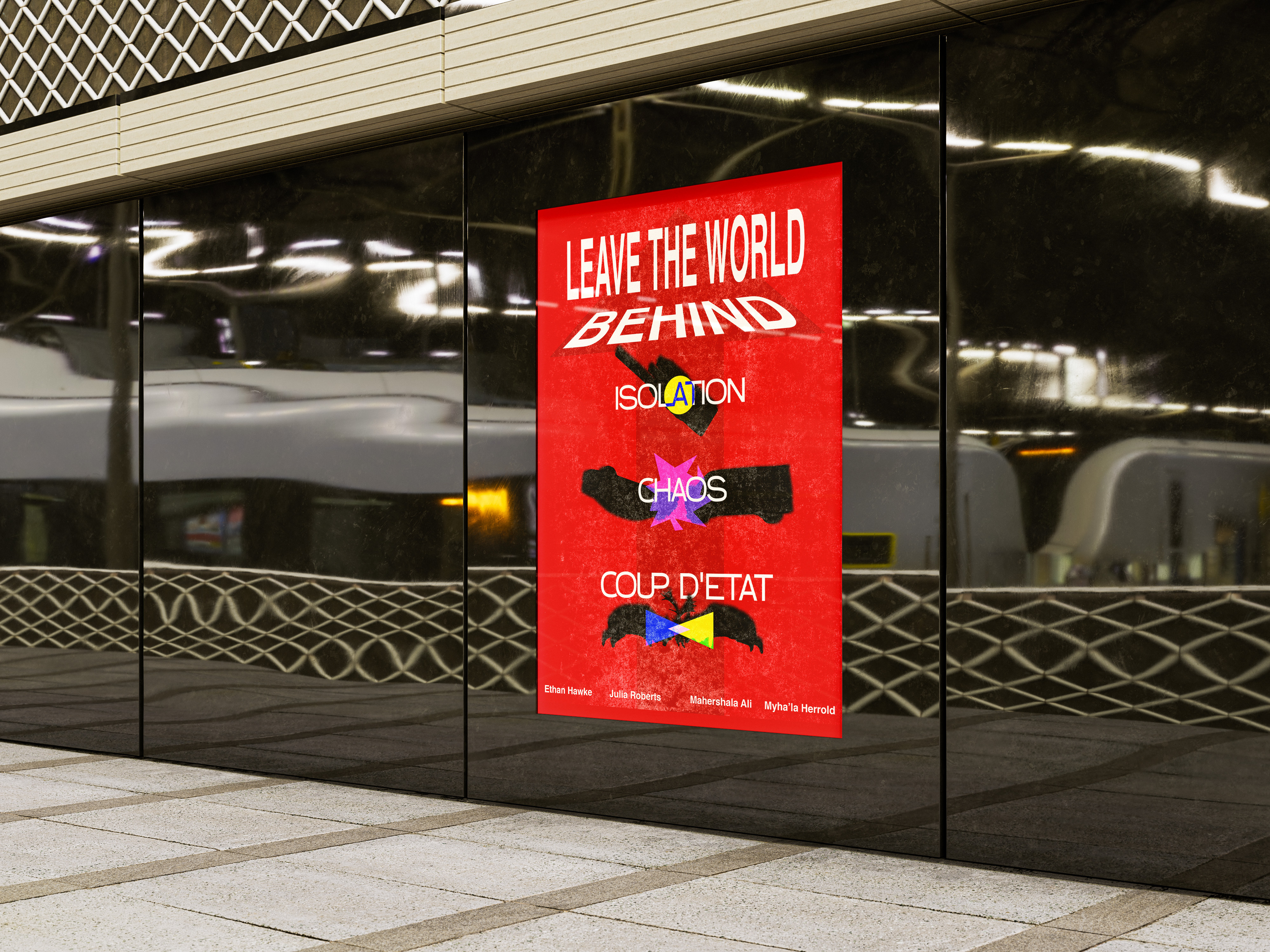 Alternate poster / movie/ Leave the World Behind movie netflix poster