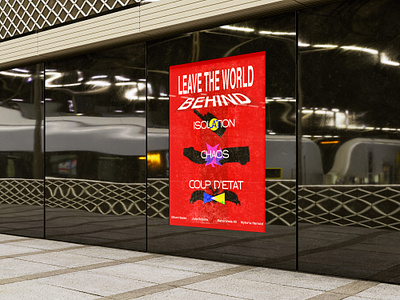 Alternate poster / movie/ Leave the World Behind movie netflix poster