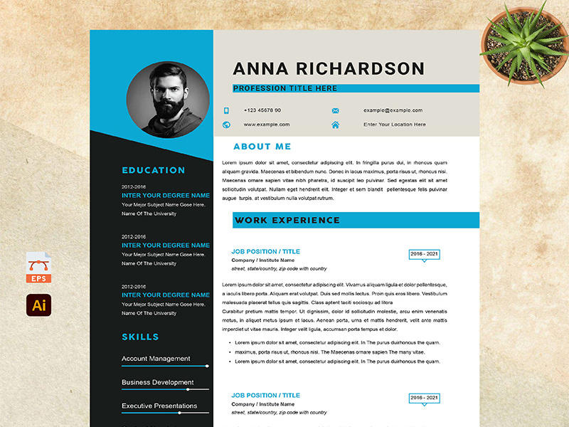 Resume Template by Resumepik on Dribbble