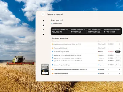 Agro Management Platform — UI/UX Case Study adminpanel agritech agroportal agtech b2bsaas businessdesign casestudy dashboarddesign datadesign documentsworkflow enterpriseux farmmanagement grainmanagement portfolio productdesign rolebasedux saasui supplychainui uxdesign webappdesign
