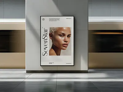 SevenStar Poster brand identity branding concept design cosmetics creative creative design creative designer design designer graphic design graphic designer logo logo designer logo love logomark logos logotype poster poster design visual identity