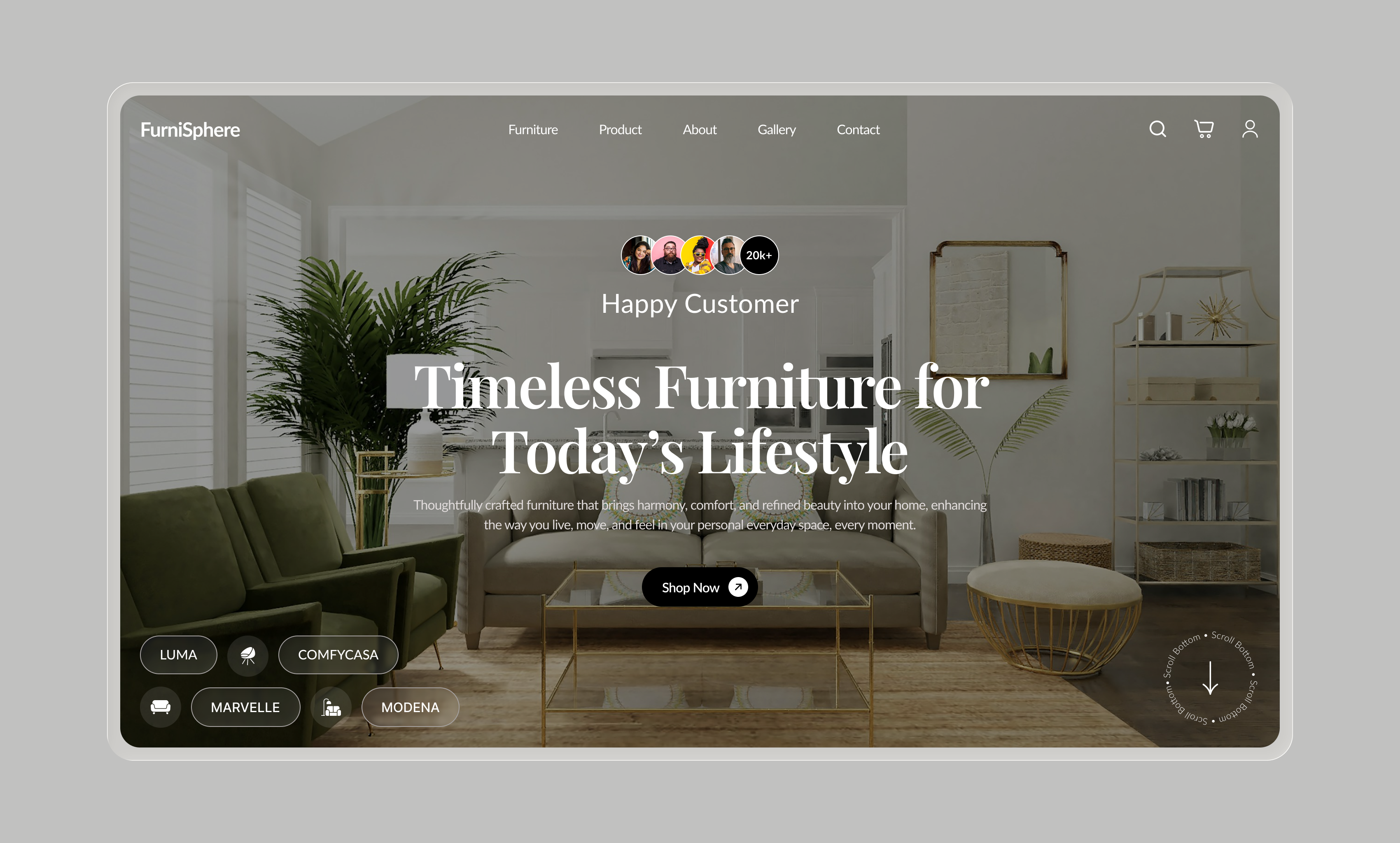 Example of Website Design + Development