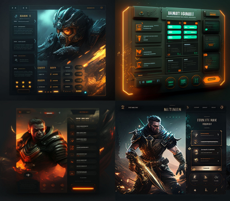 action game design by Umair Shabbir on Dribbble