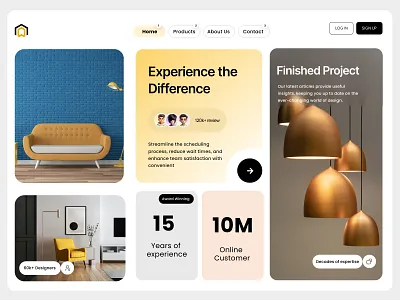 Furniture/ Product Website clean clean website creative design furnitute website minimal mobile app mobile ui modern website product website saas saas website trendy website uxui design web app website website design webste design