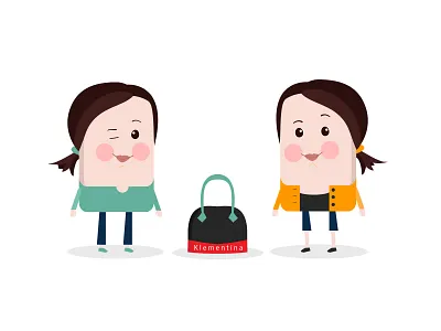 Minimalist Cartoon Character - transformative woman cartoonish character characteremotions digitalillustration emotionalillustration emotions expressivecharacters facialexpressions flat illustrations flatdesigncharacters happy minimalism outfitchange playful simple simplecartoonstyle superwoman transformation vector vectorcharacters woman