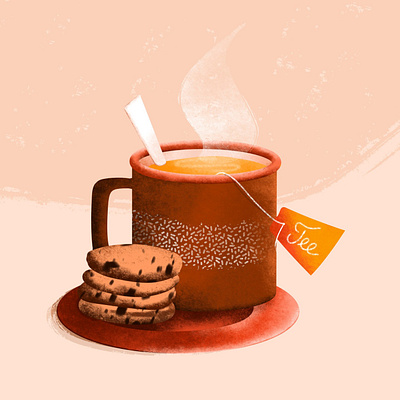 Tea 😉 artist design drawing illustration sketch tea tee