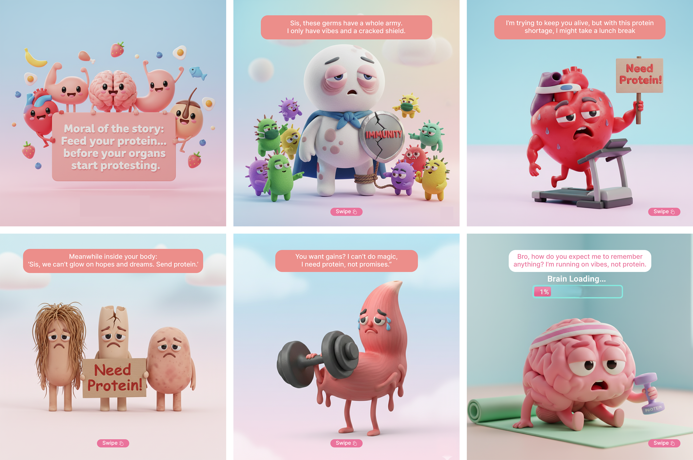 Example of Social Media Carousel Design for Instagram