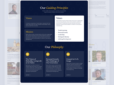 Shaping a Clear and Values-Driven Identity branding design illustration landing page landing page design ui ui design ux ux design web design