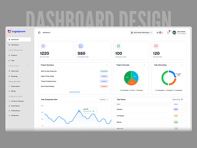 Dashbooard Design dashboard dashboard layout figma saas