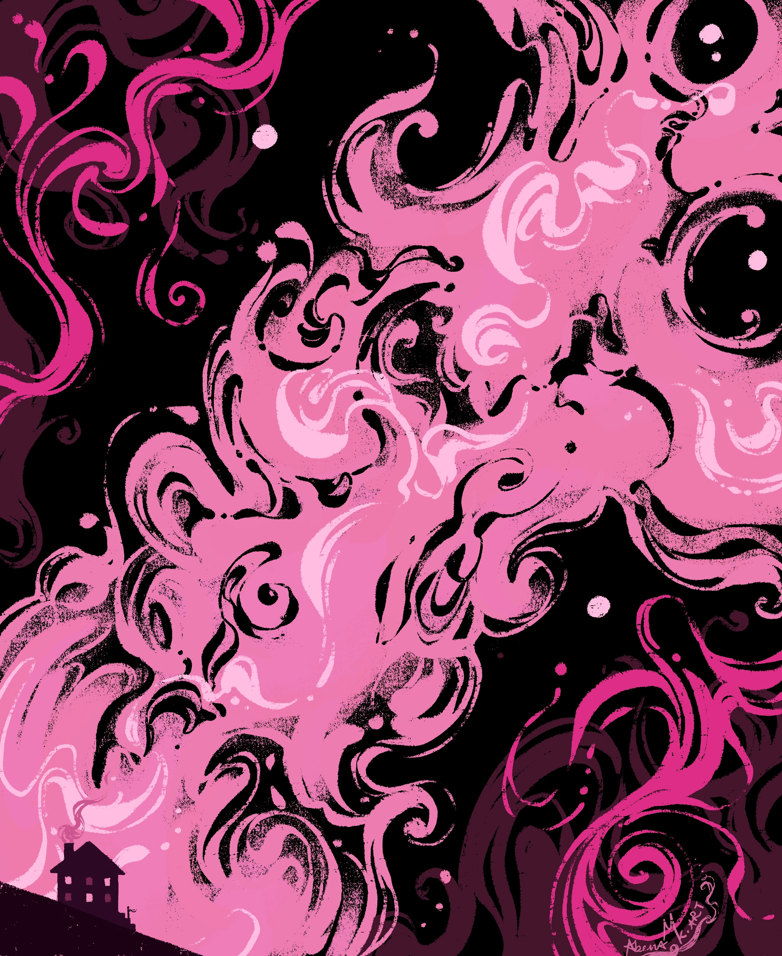 cosmic sky design illustration