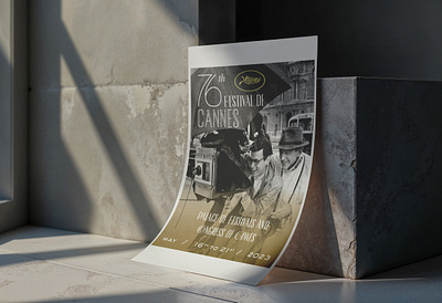 Flyer design/ concept for the Cannes film festival both sided cannes film festival flyer printing printing preparation