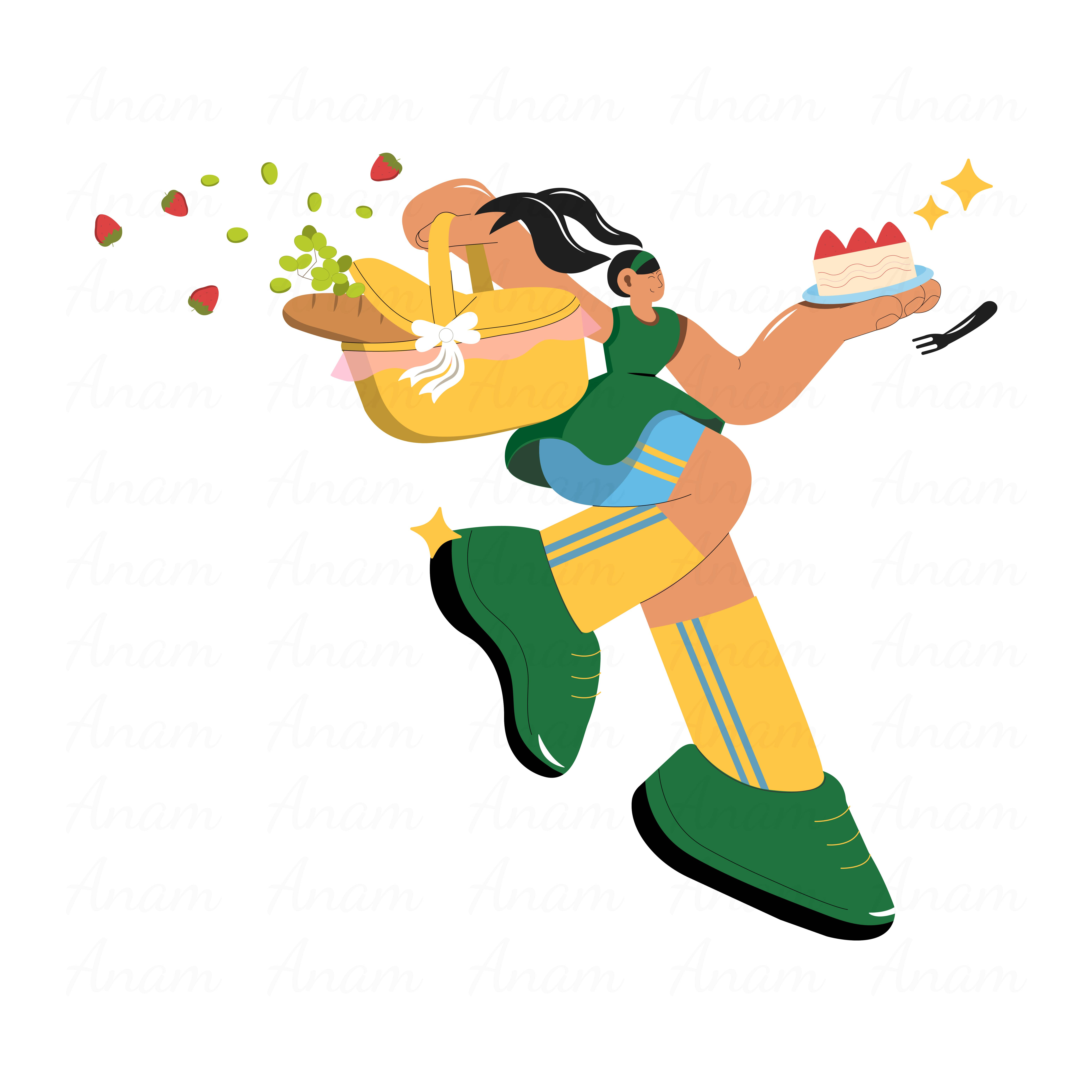 Illustration: The Sweet Journey adobe illustrator adobe illustrator artwork aesthetic design aesthetic visuals ai generated art aiillustration artgallery branding creative artwork design digital illustration food and dessert art illustration modern flat illustration motion graphics playful character vector vector art vector graphics vector illustration
