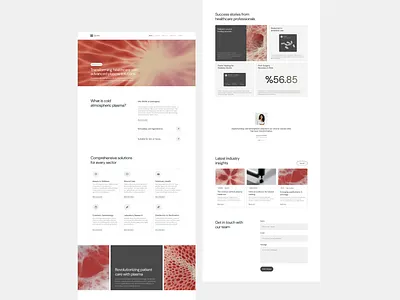Healthcare Landing Page bento design designer figma healthcare landing page landing landing page minimal modern panding page design ui uiux uiuxdesign ux web web design website