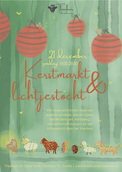 Illustration Christmas Market graphic design illustration