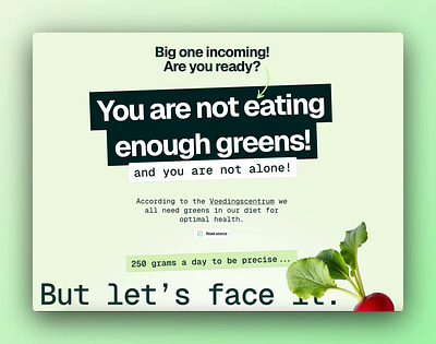 Parallax for Dutch Microgreens Startup animation landing page ui ux