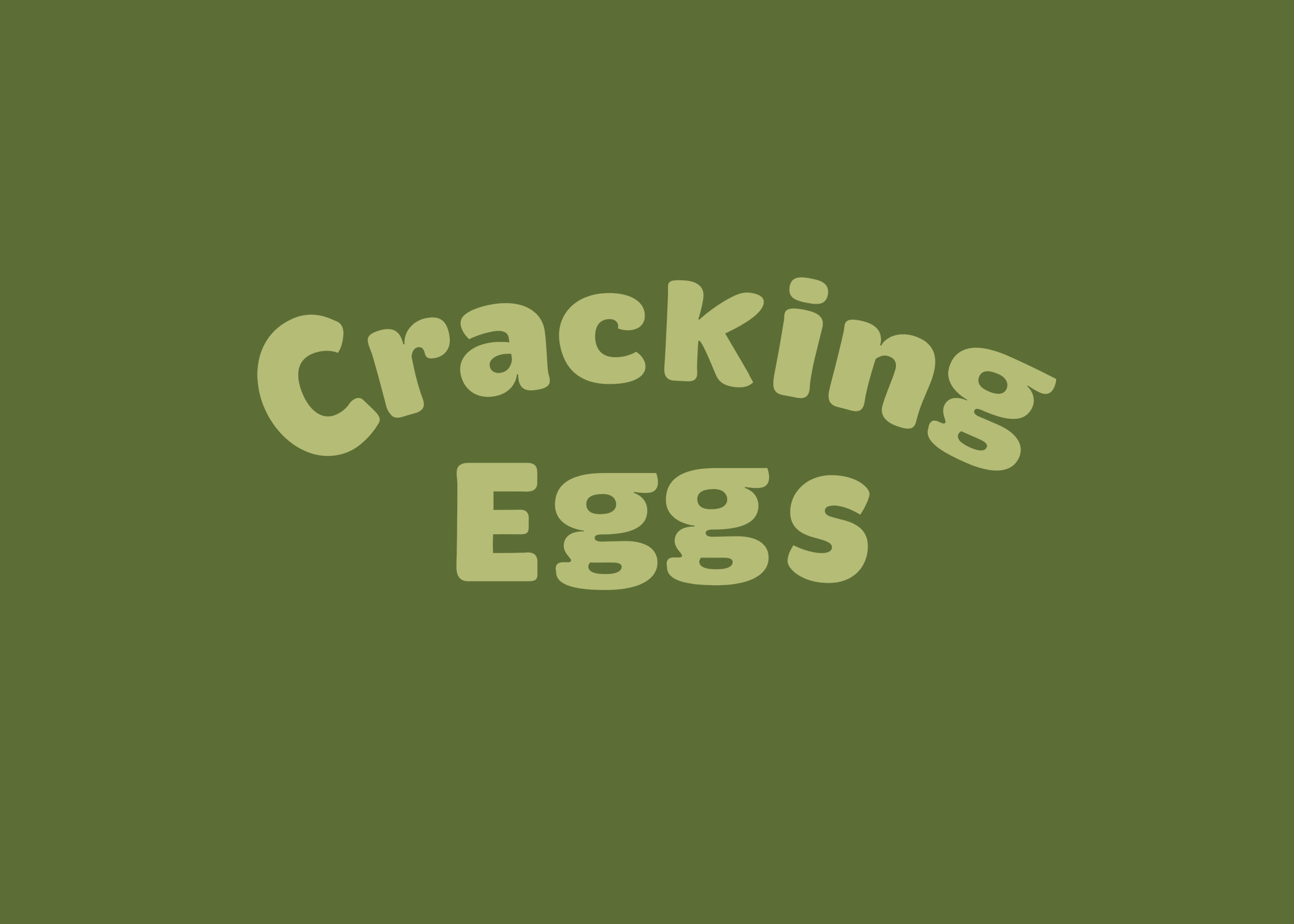 Example of Packaging Design - Cracking Eggs