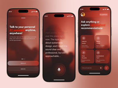 AI Meets Journaling - Smart Mobile App ai app ai assistant ai therapy app anxiety app app design app developer app ui chatbot emotion tracker healing journey journaling journaling app meets journaling mobile app mobile app design mood tracker product design smart mobile app stress monitor app uiux