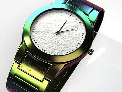 Futuristic watch 3d animation branding cinema4d design graphic design illustration logo motion graphics ui vector