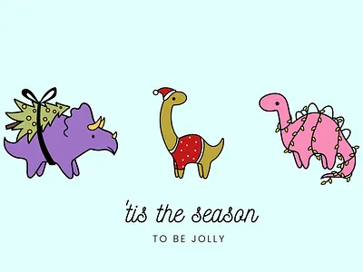 Dinosaur Christmas cute dinosaurs dinosaur tshirt design