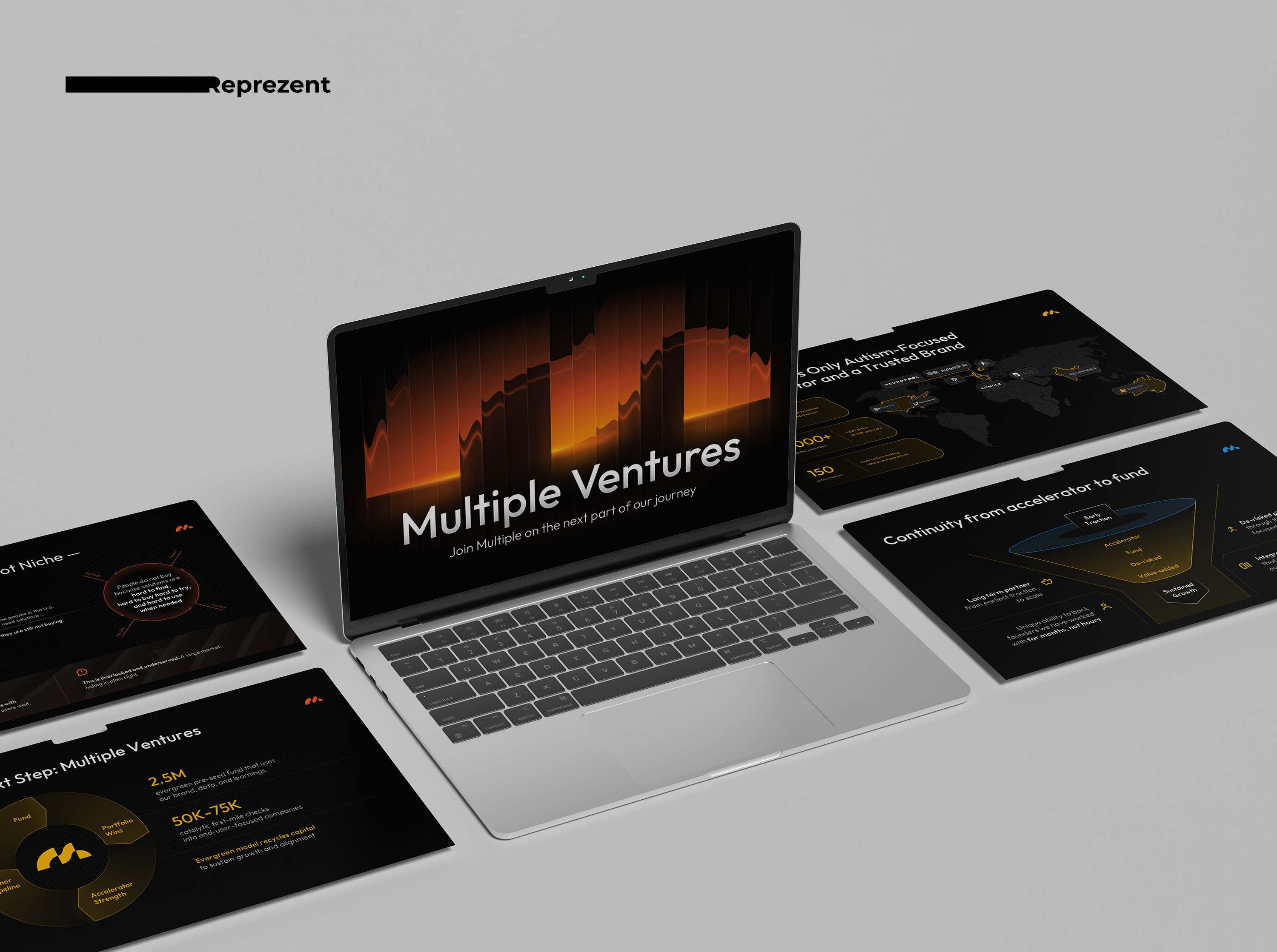 Presentation Slides | Infographic Design ai company presentation dark deck design design google slides graphic design keynote pitch deck pitch deck design power point powerpoint presentation presentation design presentation layout slide typography