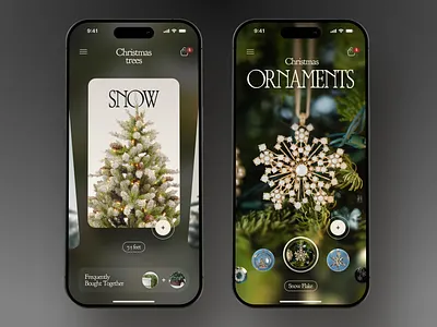 Christmas shopping app app christmas ecommerce ios product shop shopping ui ui design uiux ux