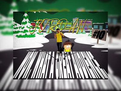 South park theme graphic graphic design poster design sport graphics sports