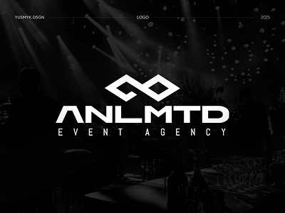 ANLMTD: Event Agency Logo brandbook branddesigner brandguidelines branding brandstrategy creativeagency designprocess eventagency graphic design logo logodesign logotype showcase