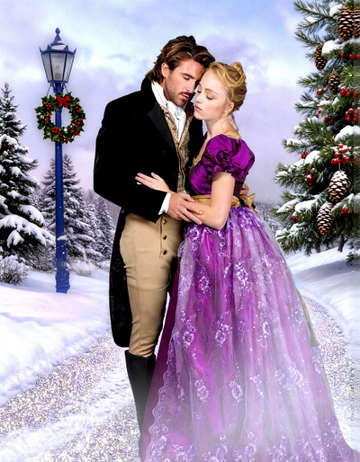 Christmas Regency Romance christmas cover art work graphic design historical romance regency