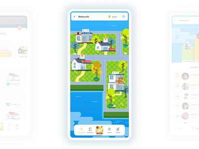 Gamification | Island Management Screen app app design gamification gojek grab illustration minimalist uber ui ui design ui ux ux design