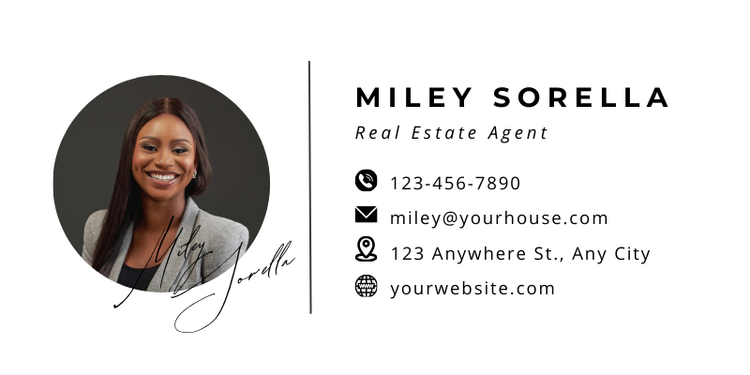 Real Estate Agent Email Signature branding email signature marketing real estate