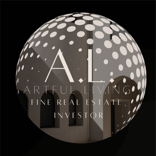 Artful Real Estate Agent Logo Design branding identity logo design real estate