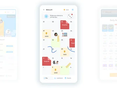 Gamification | Snake and Ladder Minigame Screen illustration