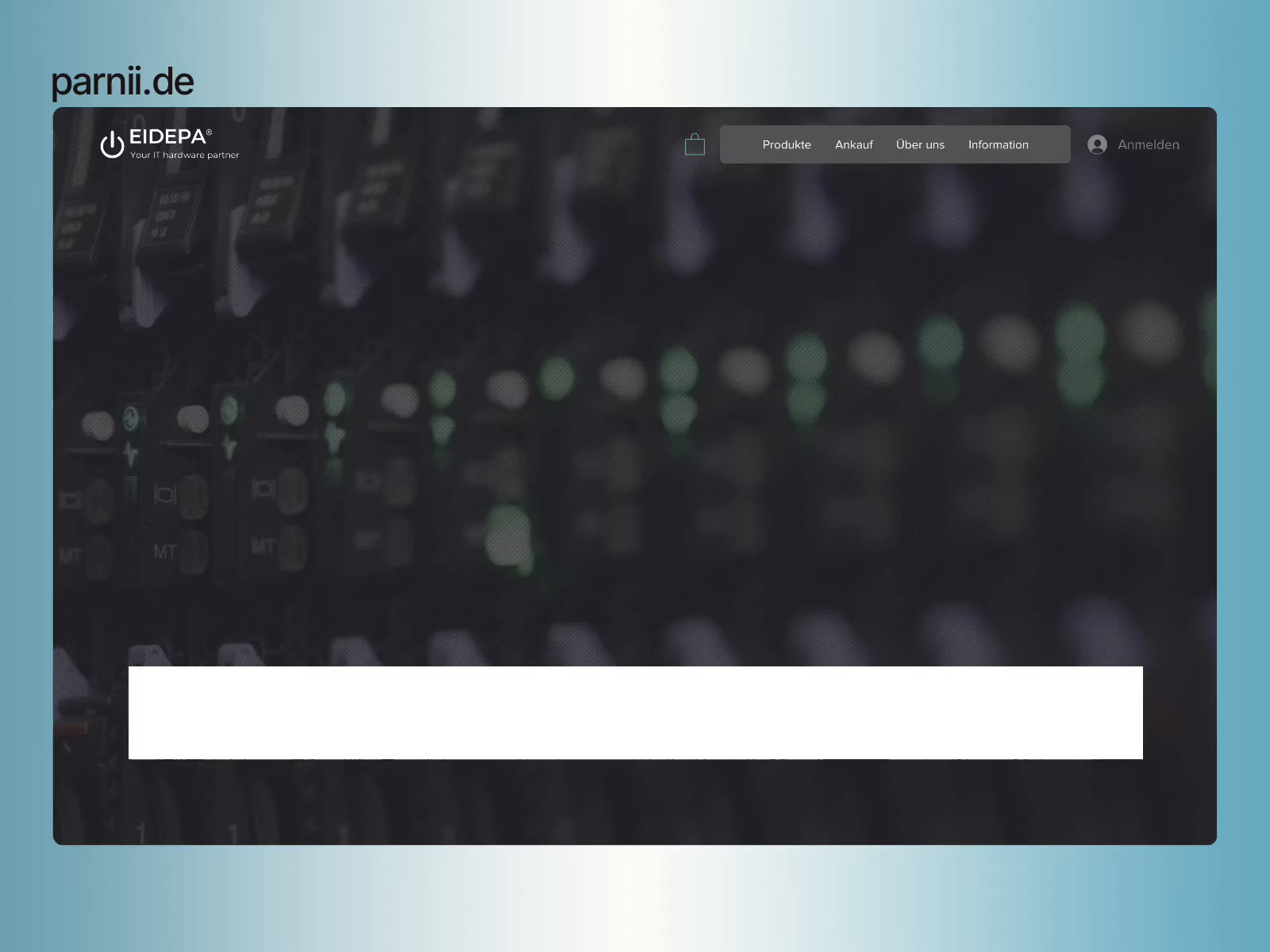 Example of Business Launch — Full Business Website