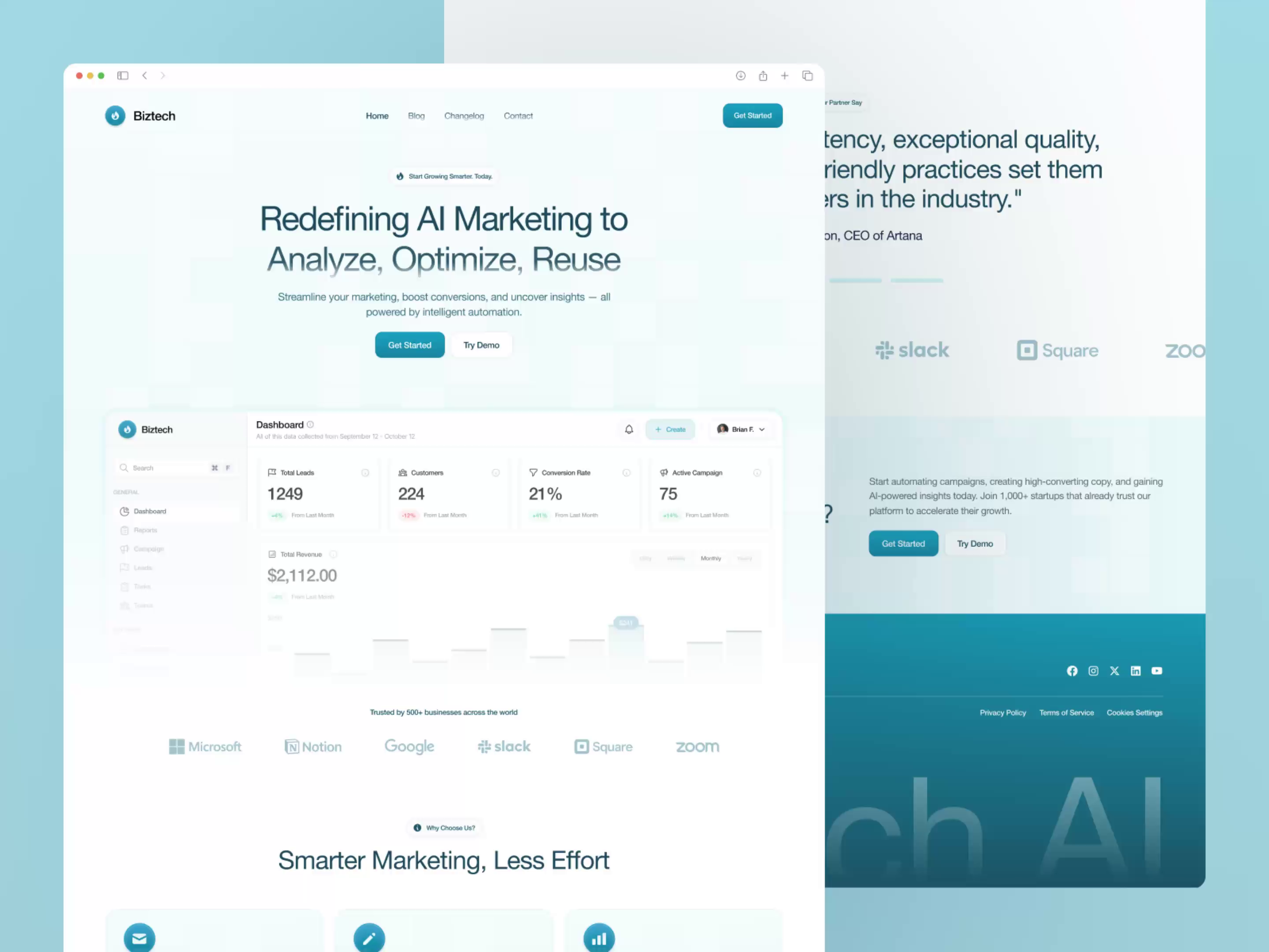 Example of Website UI/UX Design ( + Dev Available )
