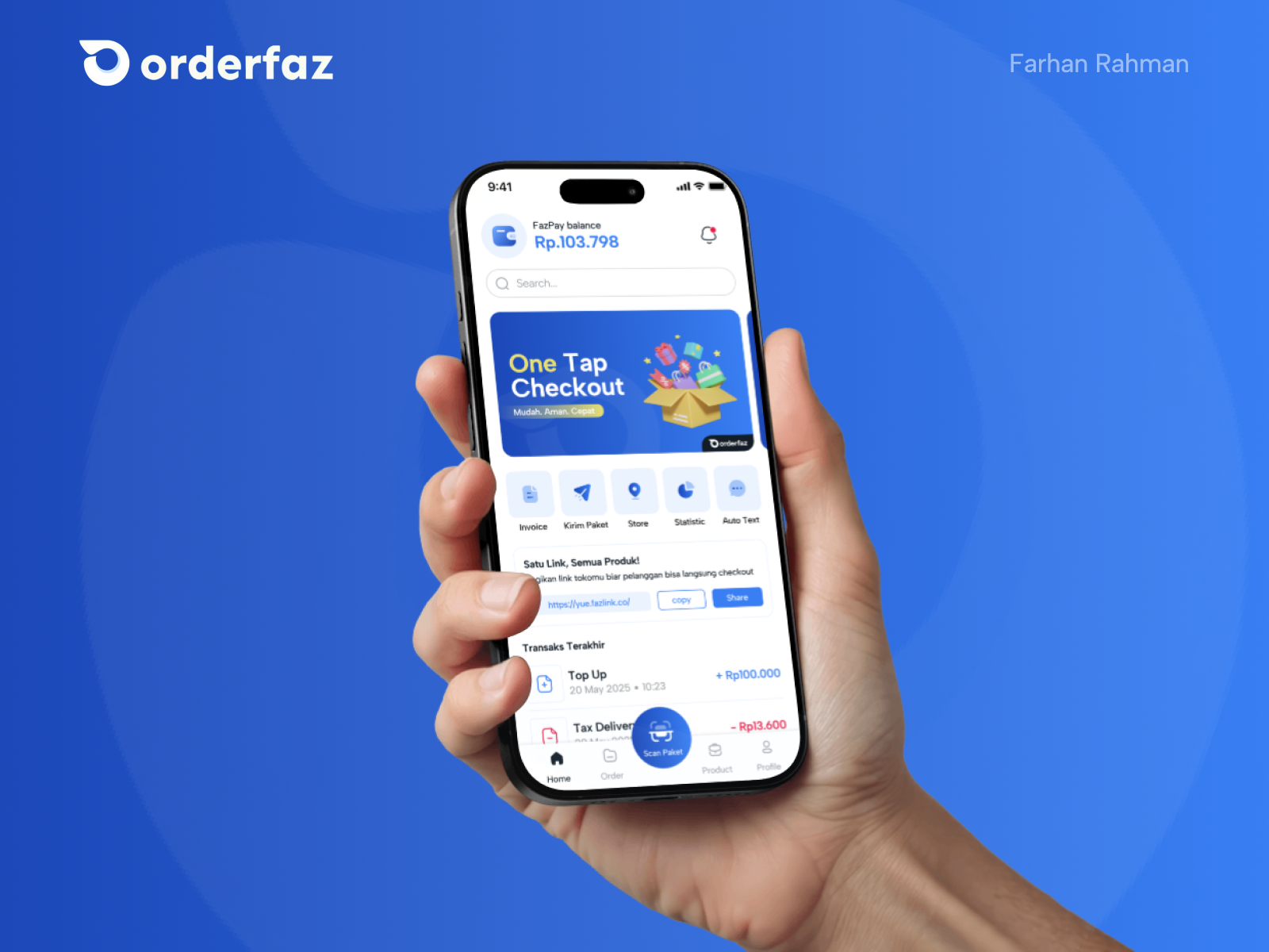 Orderfaz App - Homepage Redesign case study design e commerce ecommerce figma mobile app mobile app design research study case ui uiux user experience user interface ux