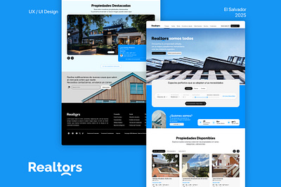 REALTORS. Real Estate (UX / UI) branding e commerce landing page product design real estate saas ui user experience user interface ux design uxui uxui design