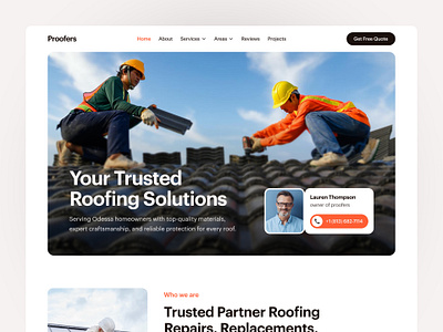 Proofers Roofing Website | UI/UX Design in Figma | Web Design elementor figma figma design homepage homepage design landing page logo roofing roofing landing page roofing website roofing website design rooftop website rooftop website design service website design ui ui ux design ui web design web design website design wordpress design