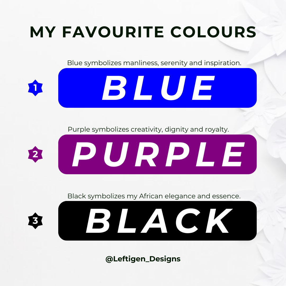 MY FAVOURITE COLOURS - PERSONAL PROJECT colour colour designer colouring
