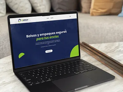 Tempaco bags design mockup ui ux website wordpress