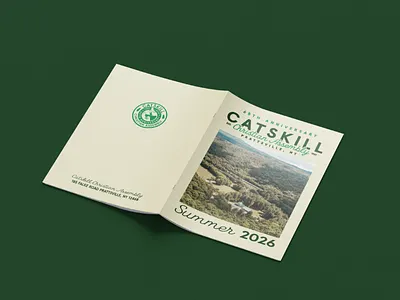 Retro Camp Brochure Mockup — CCA 65th Anniversary booklet branding camp catskill christian assembly christian christian camp christian design church church camp design graphic design illustration kids camp new york camp print design retro upstate ny