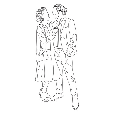 Line art branding design graphic design illustration illustration art line art logo one line art vector